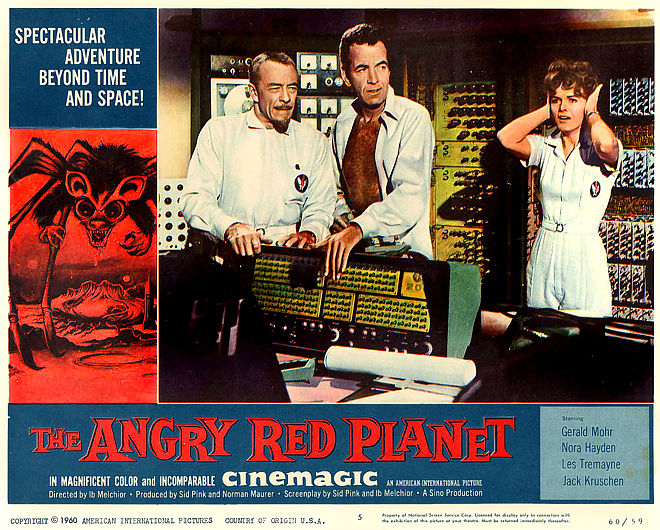 THE ANGRY RED PLANET Lobby Card
