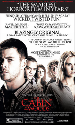 The Cabin in the Woods crap poster