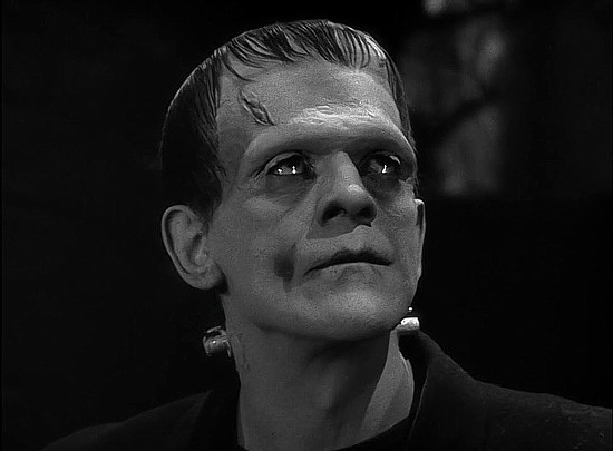 Boris Karloff as the Creature